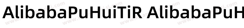 AlibabaPuHuiTiR AlibabaPuHuiTiB字体转换